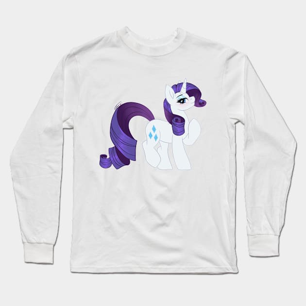 Posh and Polite Rarity Long Sleeve T-Shirt by Marie Oliver